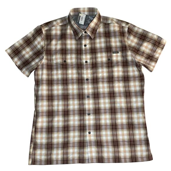 NWT Eddie Bauer Mountain Short-Sleeve Button Up | Large | Hiking Outdoors - Picture 1 of 6
